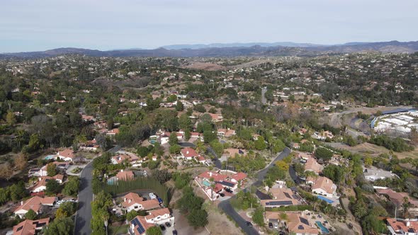 Aerial View of The East Canyon Area of Escondido alt