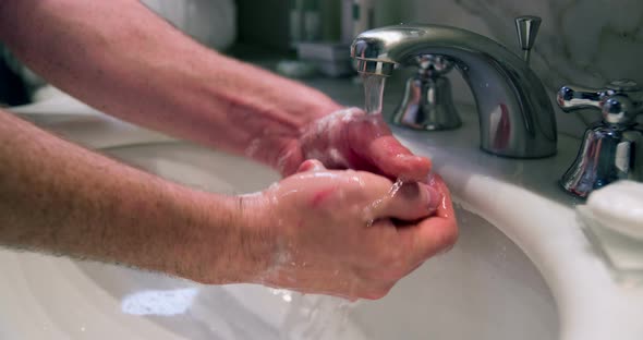 Hotel hands washing