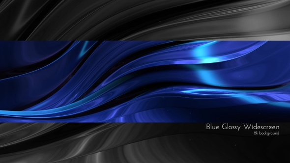Blue Glossy 8k Background