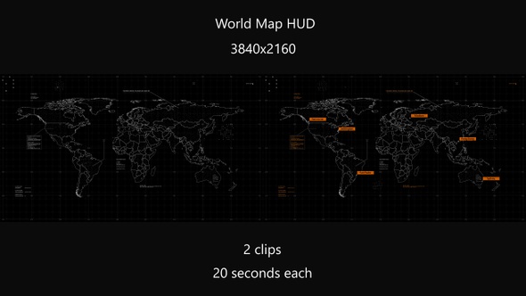 World Map 4k