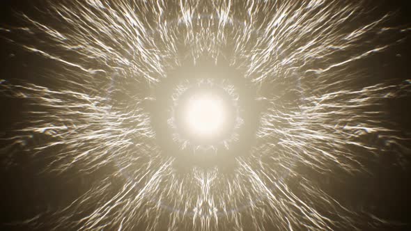 Foggy Spiritual Lightning Streak Background 4K Loop alt