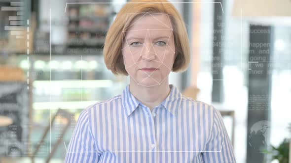 Facial Recognition Access Granted to Old Woman alt