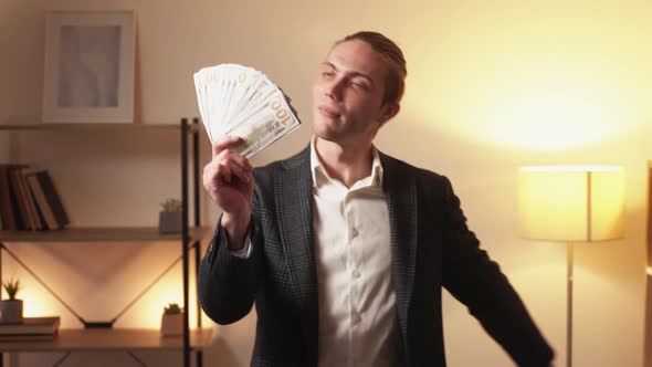 Millionaire Cash Wealthy Life Rich Man Money Fan alt