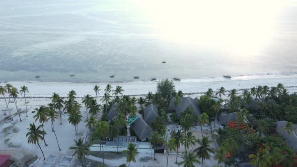 Indian Ocean Near the Coast of Zanzibar Island Tanzania Slow Motion alt