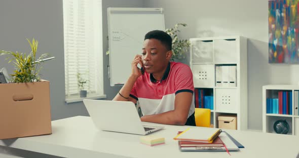 Thoughtful Boy Makes a Phone Call Gets Super Information Enjoys Winning a Prize Cash Injection alt