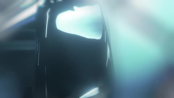 background of glass geometric shape line blocks loop  3d render alt