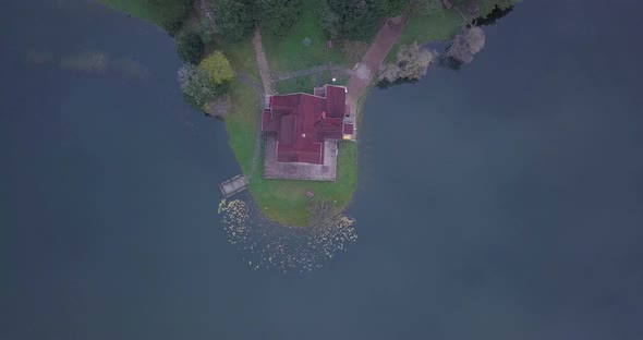 Foggy day Bolu Gölcük Lake - Gölcük National Park alt