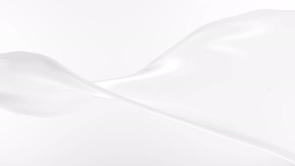 Super Slow Motion Shot of Milk Spiral Splash Isolated on White Background at 1000 Fps alt