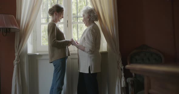 Multigeneration Women Love Hugging Together alt