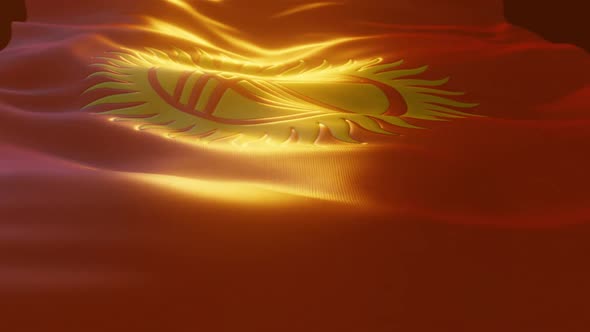 Kyrgyzstan - Atmospheric Flag alt