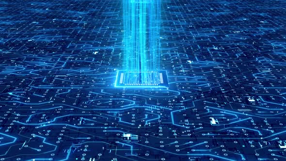 Data Storage Ai Chip Circuit Board