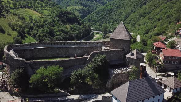 Vranduk Castle a small medieval castle of Bosnian kings V24 alt