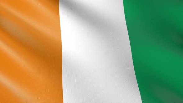 Flag of The Ivory Coast alt