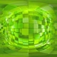 VR360 Abstract Green Cubes Background pattern wall. 3D render Projection Mapping - VideoHive Item for Sale