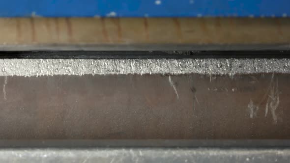 Hydraulic Stamping Press in Action. alt