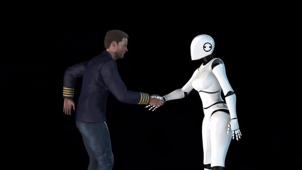 Robot and Human Handshake alt