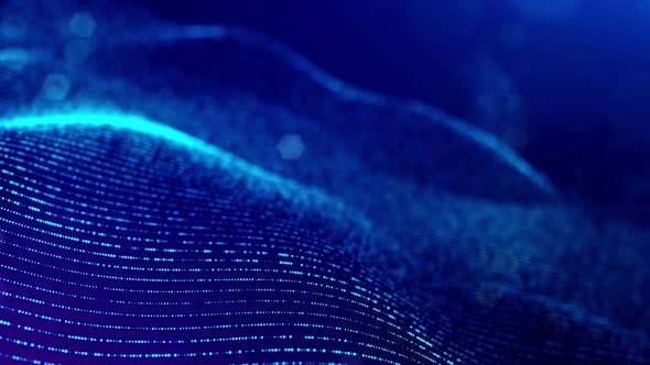 3d Looped Bg Data Flow Concept Scifi Background Digital Space alt