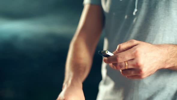 Loading a Magazine Loading Gun Preparing for Crime alt