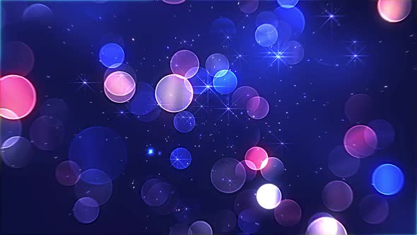 Blue Background Bright Particles alt
