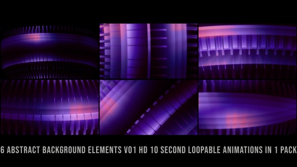 Abstract BG Elements Purple Pack V01