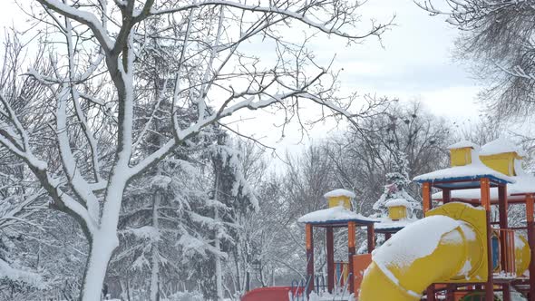 A Playground During Winter Time alt