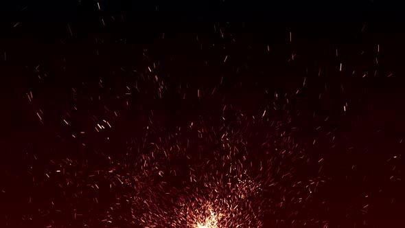 Abstract Fire Particles Background, Motion Graphics | VideoHive