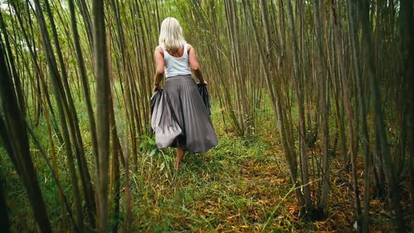 Woman Walks in Slow Motion alt