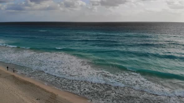 Cancun Mexico Vacation with Hotel Complex Swimming Pool with Beach Umbrellas Beds alt