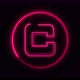 Glowing neon font. pink color glowing neon letter. Vd 474