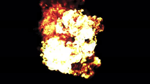 Hot Explosion Fire Animation
