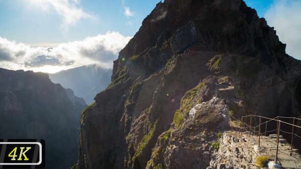 Famous Place from Vereda do Areeiro trail on Madeira alt