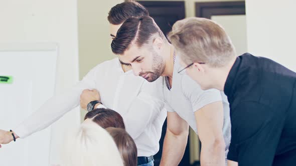 Young Employees During the Work Process. Question and Not Perception on the Faces The Decision Came alt