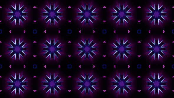 Abstract looping animated background. Motion Graphics Pattern. VJ style