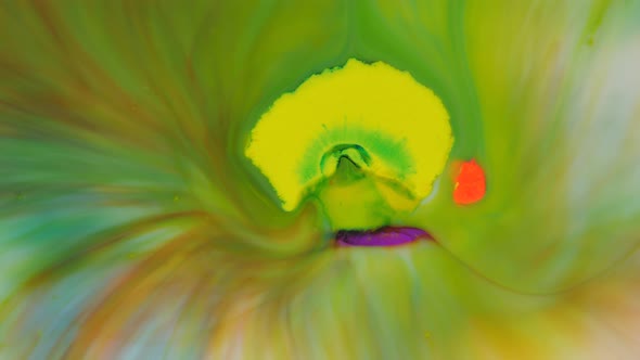 Swirls of Marble Flowing Multicolored Rivers Red Blue Yellow Green and White Colors alt