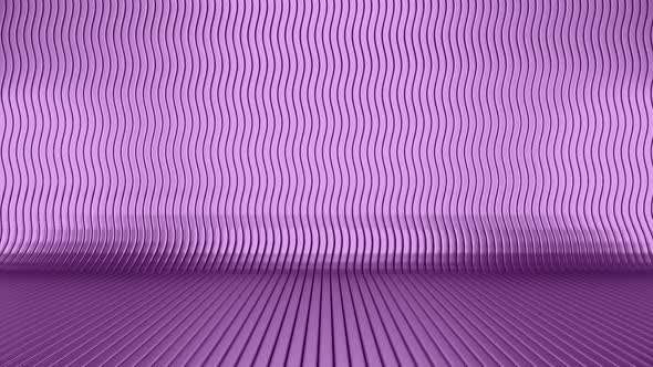 3d Luxury Lines Wall Purple Background