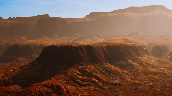 Scenic View of Sunrise in Grand Canyon National Park alt