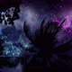 Storm Palms Under Stars Sky - VideoHive Item for Sale