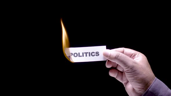 Paper Burning   Politics