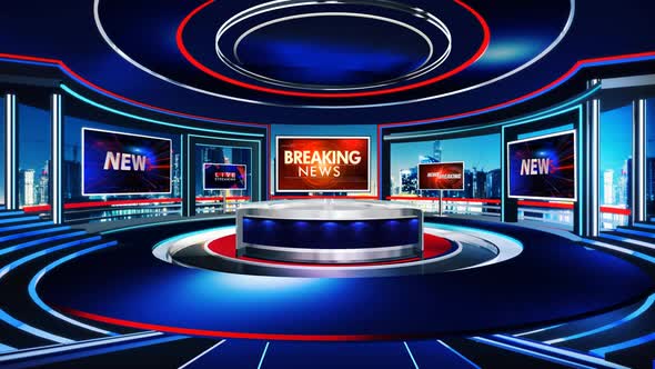 News Studio  With Table alt