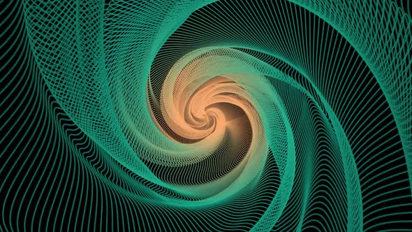 Abstract Colorful Spiral Lines Background