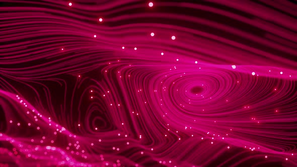 Neon Balls with Dust of the Universe with Stars on a Waving Curves alt