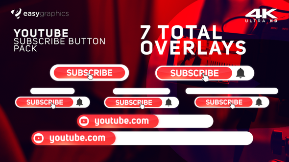 Modern Youtube Subscribe Reminder Pack