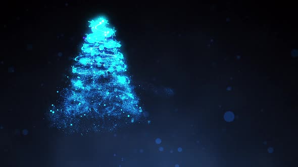 Christmas Particle Tree VJ