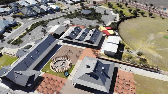 Aerial View of a School in Australia