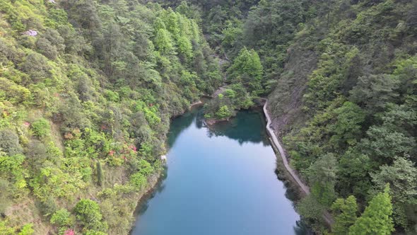 Pool Water on the Mountain, China alt
