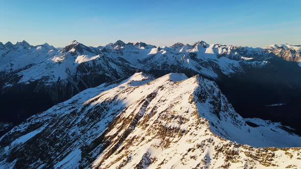 Mount MussaAchitara the Most Visited Mountain Above the Village of Dombay alt