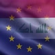 EU Iraq Flag Loop Background 4K