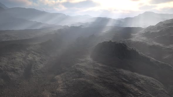 Mountain in the Fog and Stone Desert alt
