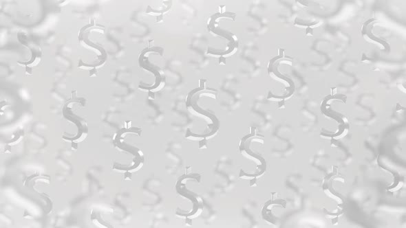 White Financial Background - Dollars