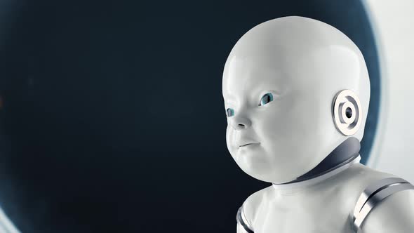 Futuristic Humanoid Sci-fi Child alt